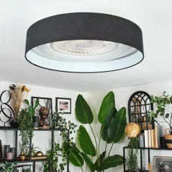 Benesal Plafonnier, Ventilateur de plafond lumineux LED Blanc, 1 lumière, Télécommandes