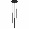 Luminaires Globo Lighting Suspensions|Blake Suspension Noir, 3 lumières