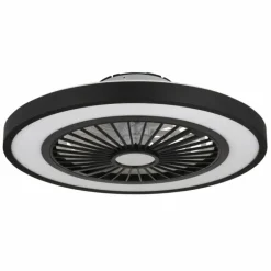 Blizzak Ventilateur de plafond lumineux Luminaires Globo Lighting LED Noir, 1 lumière, Télécommandes