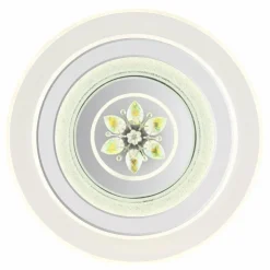 Luminaires Globo Lighting Éclairage Led|Bluma Plafonnier LED Blanc, 1 lumière, Télécommandes