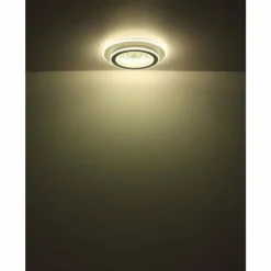 Luminaires Globo Lighting Éclairage Led|Bluma Plafonnier LED Blanc, 1 lumière, Télécommandes