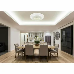 Luminaires Globo Lighting Éclairage Led|Bluma Plafonnier LED Blanc, 1 lumière, Télécommandes