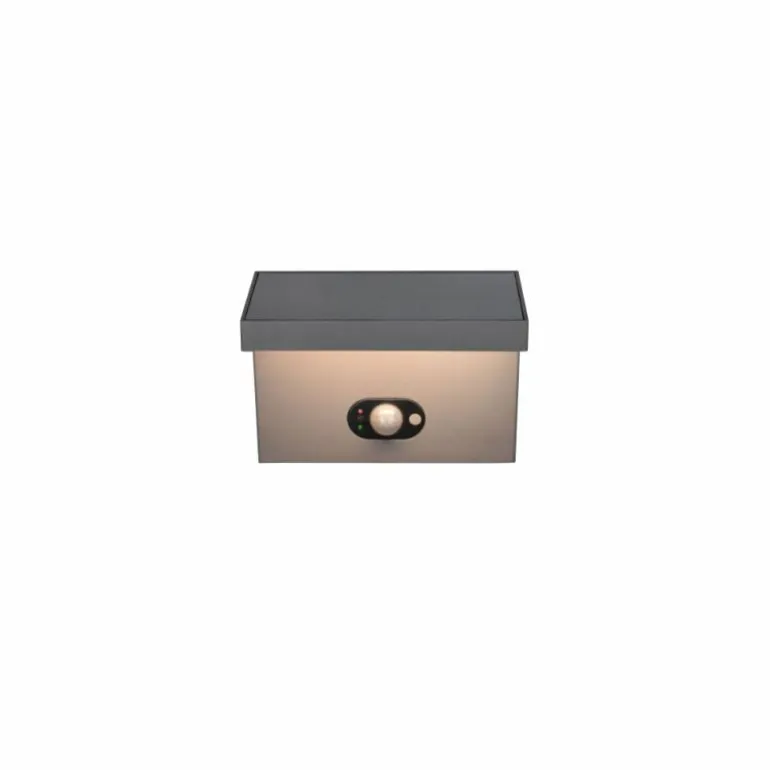 Blyde Applique murale Luminaires Trio LED Anthracite, 1 lumière, Détecteur de mouvement