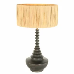 Luminaires Steinhauer Lampes À Poser|Bois Lampe à poser Noir, 1 lumière