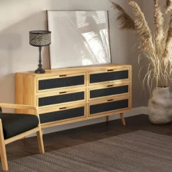 Luminaires Steinhauer Lampes À Poser|Bois Lampe à poser Noir, 1 lumière