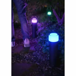 Borne d'éclairage, kit de base Philips Hue Ambiance White & Color Calla LED Noir, 1 lumière, Changeur de couleurs