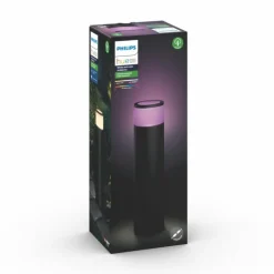 Borne d'éclairage, kit d'extension Philips Hue Ambiance White & Color Calla LED Noir, 1 lumière, Changeur de couleurs