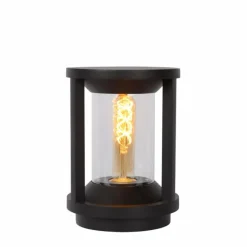 Borne d'éclairage Lucide CADIX Noir, 1 lumière