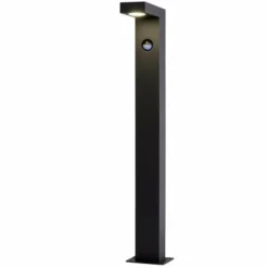 Borne d'éclairage Lucide TEXAS-IR LED Noir, 1 lumière