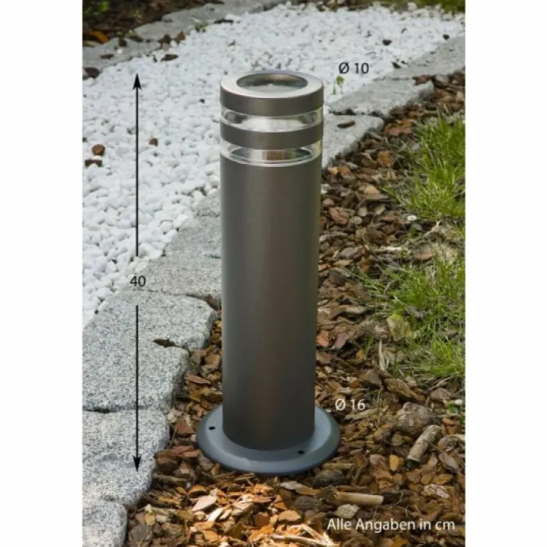 Borne d'éclairage LUTEC FOCUS Anthracite