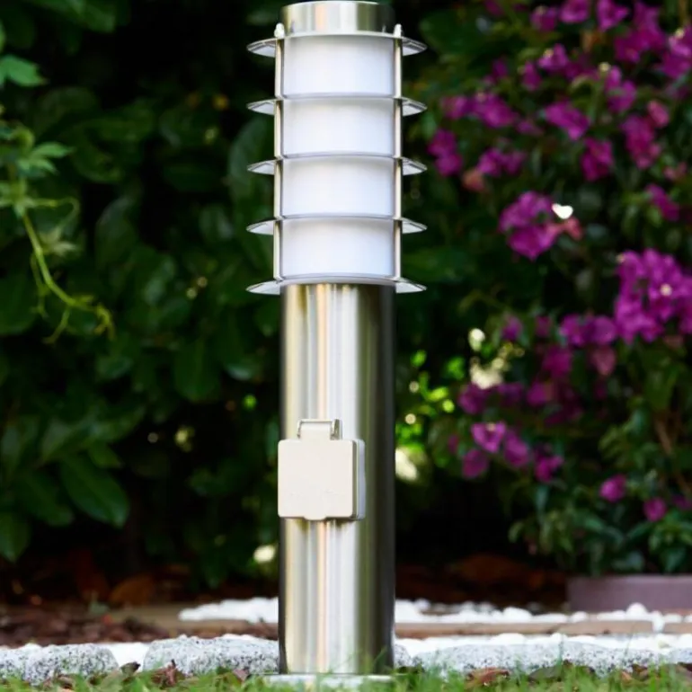 Borne d'éclairage Tunes Acier inoxydable, 1 lumière