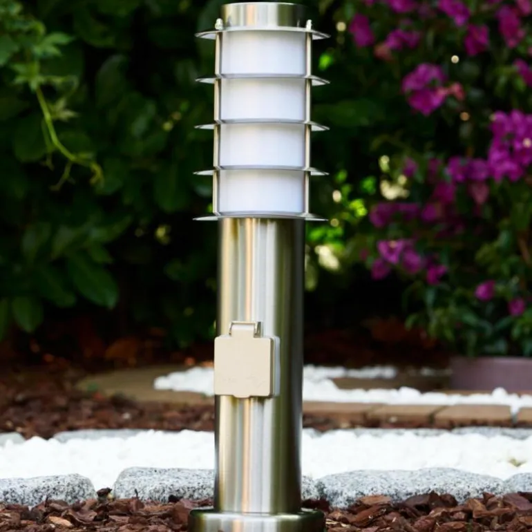 Borne d'éclairage Tunes Acier inoxydable, 1 lumière