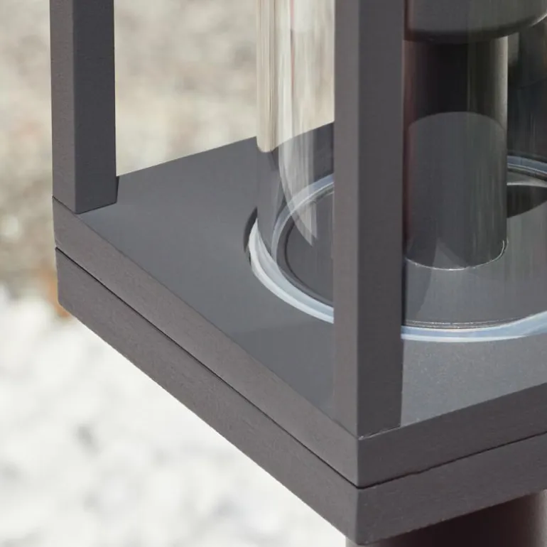 Borne lumineuse Oiba Anthracite, 1 lumière