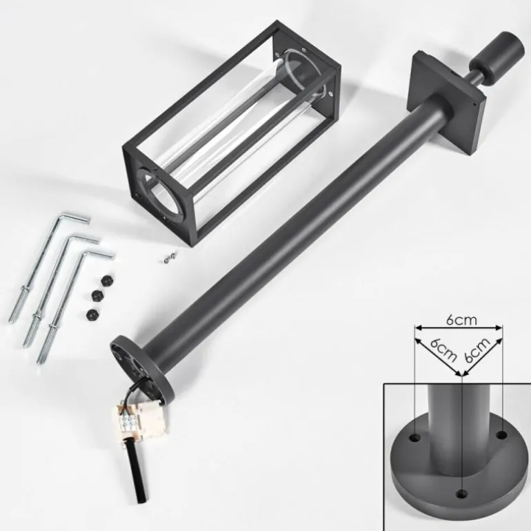Borne lumineuse Oiba Anthracite, 1 lumière