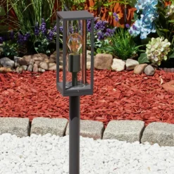 Borne lumineuse Oiba Anthracite, 1 lumière