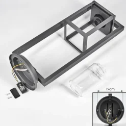 Borne lumineuse Parkkola Anthracite, 1 lumière
