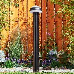 Borne lumineuse Vinara LED Noir, 1 lumière