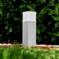 Borne lumineuse Algier LED Gris, 1 lumière