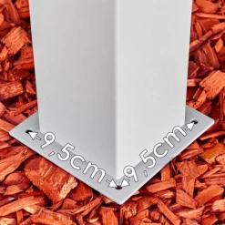 Borne lumineuse Algier LED Gris, 1 lumière