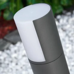 Borne lumineuse Baulund LED Anthracite, 1 lumière