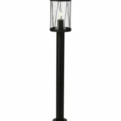 Borne lumineuse Brilliant Reed Noir, 1 lumière
