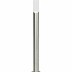 Borne lumineuse Brilliant Bergen LED Acier inoxydable, 1 lumière