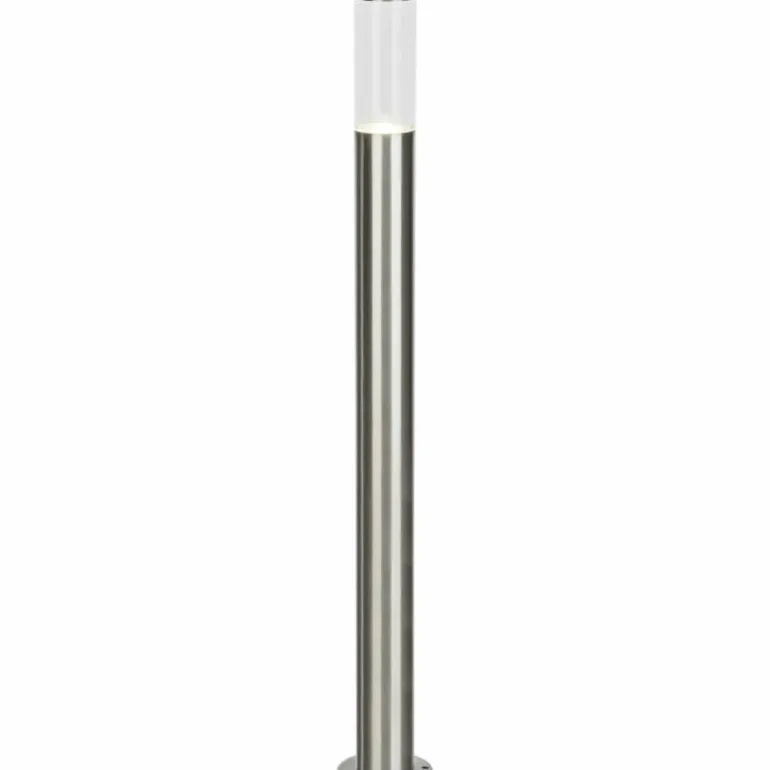 Borne lumineuse Brilliant Bergen LED Acier inoxydable, 1 lumière