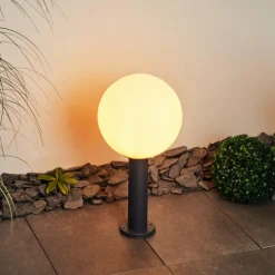 Borne lumineuse Bubodefo Anthracite, 1 lumière