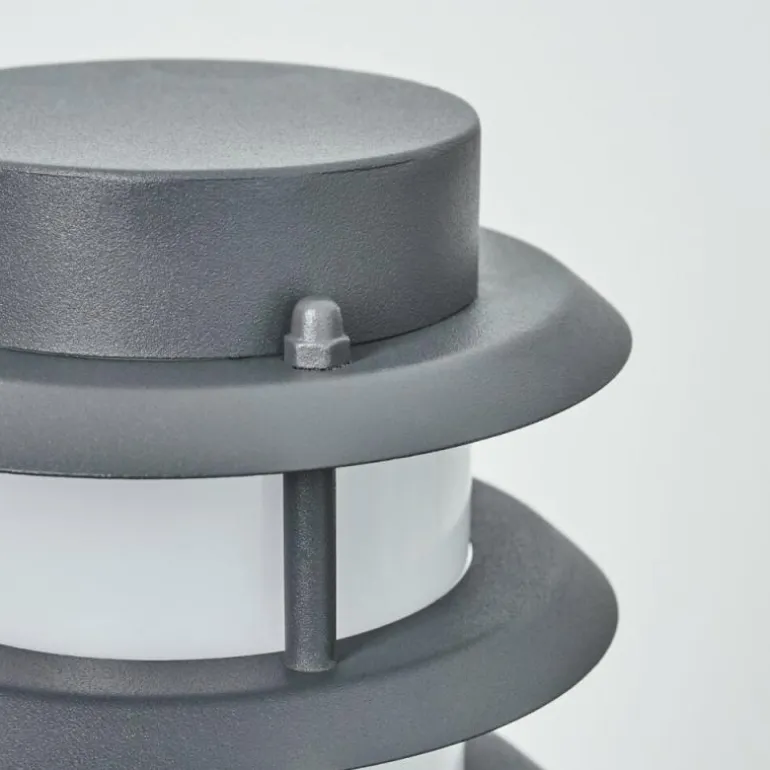 Borne lumineuse Caserta Anthracite, 1 lumière
