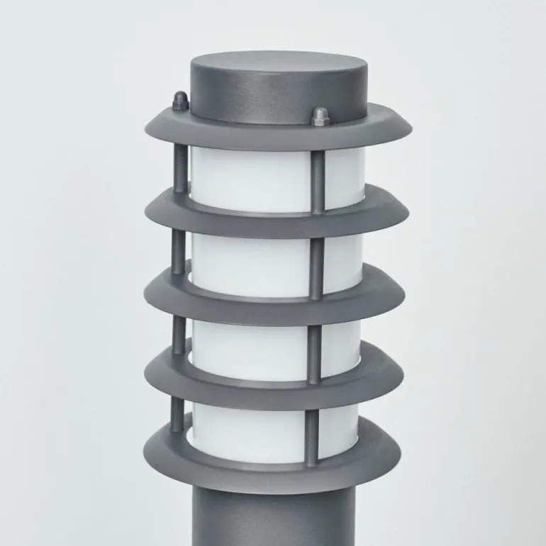 Borne lumineuse Caserta Anthracite, 1 lumière