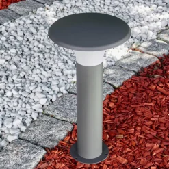 Borne lumineuse Chelmsford LED Anthracite, 1 lumière