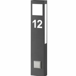 Borne lumineuse CMD Aqua Paulo Anthracite, 1 lumière