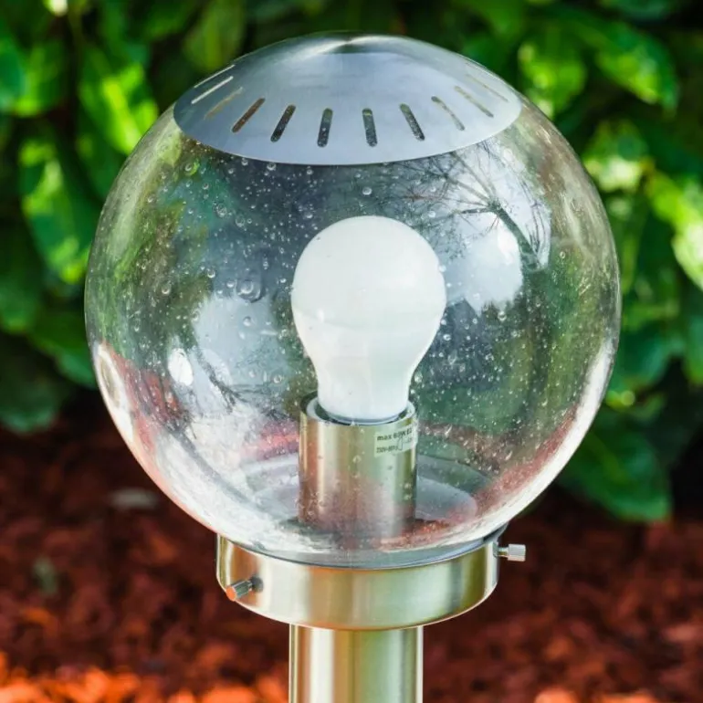 Borne lumineuse CORDOVA Acier inoxydable, 1 lumière