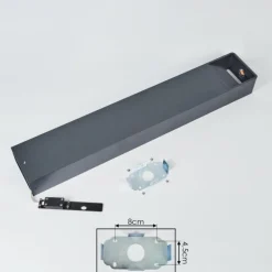 Borne lumineuse Dubona LED Anthracite, 1 lumière