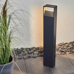 Borne lumineuse Dubona LED Anthracite, 1 lumière