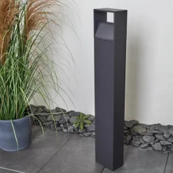 Borne lumineuse Dubona LED Anthracite, 1 lumière