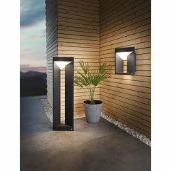 Borne lumineuse Eglo NEMBRO LED Noir, 1 lumière