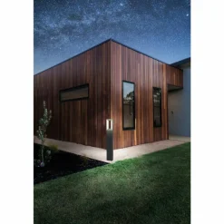 Borne lumineuse Eglo RIFORANO LED Noir, 2 lumières