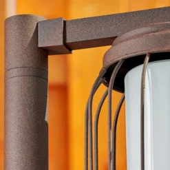 Borne lumineuse Foothills Rouille, 1 lumière
