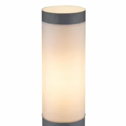 Borne lumineuse Globo BOSTON Anthracite, 1 lumière, Détecteur de mouvement