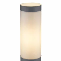 Borne lumineuse Globo BOSTON Anthracite, 1 lumière, Détecteur de mouvement
