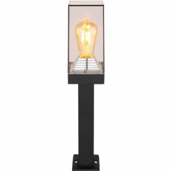 Borne lumineuse Globo GABBA Noir, 1 lumière