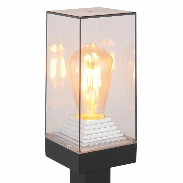 Borne lumineuse Globo GABBA Noir, 1 lumière