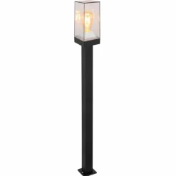 Borne lumineuse Globo GABBA Noir, 1 lumière