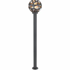 Borne lumineuse Globo HILARIO Anthracite, 1 lumière