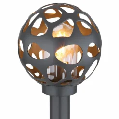 Borne lumineuse Globo HILARIO Anthracite, 1 lumière