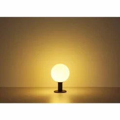 Borne lumineuse Globo OSSY Anthracite, 1 lumière, Détecteur de mouvement