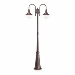 Borne lumineuse Ideallux CIMA Gris, 2 lumières