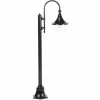 Borne lumineuse KS Verlichting Rimini Noir, 1 lumière