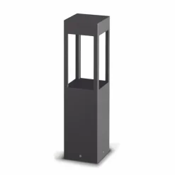 Borne lumineuse LCD Kisselbach LED Noir, 1 lumière
